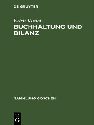 cover image of Buchhaltung und Bilanz
